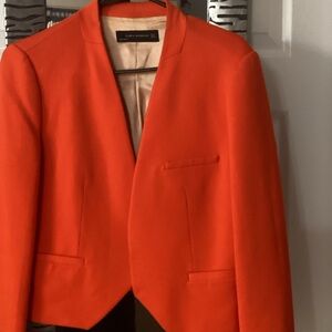 Zara Vibrant Orange Jacket